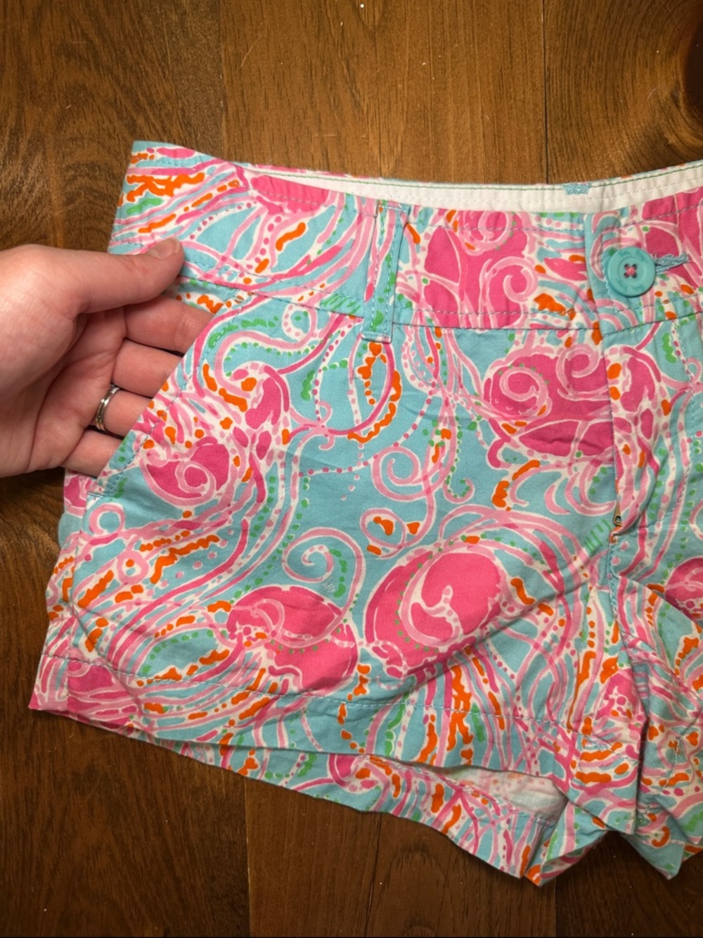 Lilly Pulitzer The Walsh Short Jellies Be Jammin Print - Picture 2 of 12
